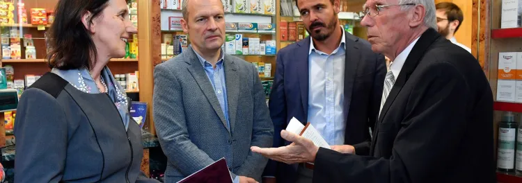 Az infarktusos betegek gyógyszerszedését segítő program csoportkép
