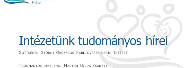 Intézetünk tudományos hírei